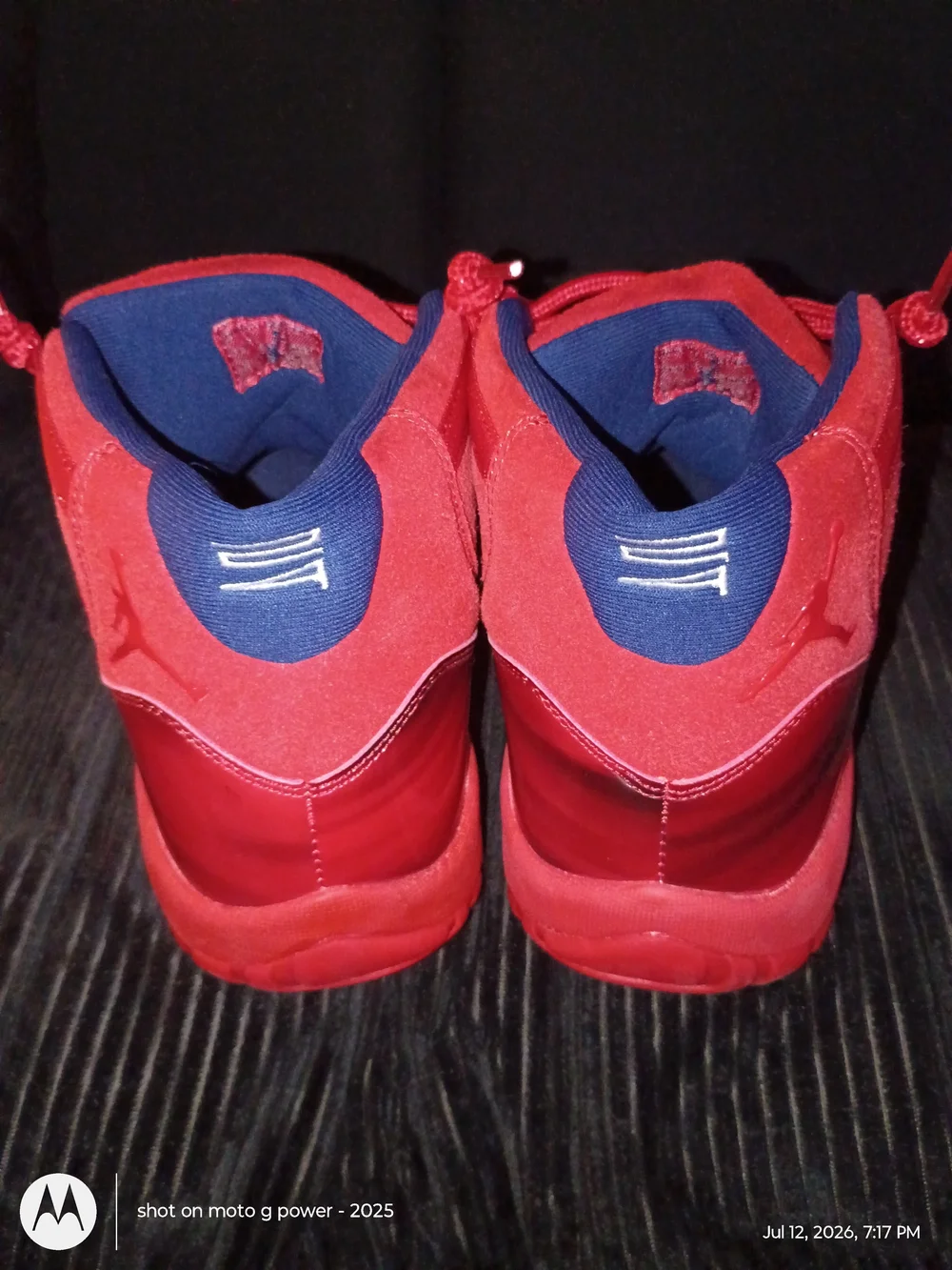 Jordan 11s Red Athletic Sneakers - Unbranded